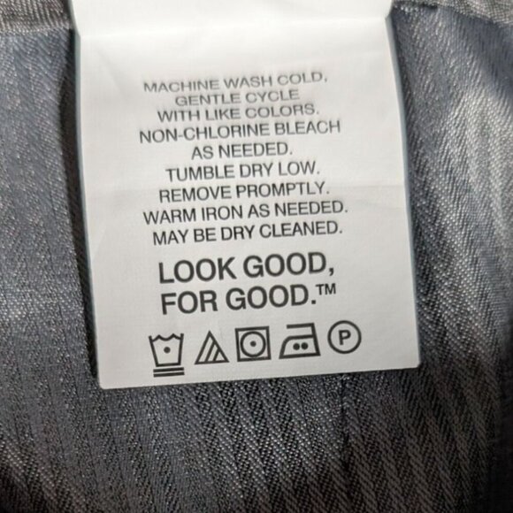 Kenneth Cole Reaction Mens Stretch Slim Fit Pants Size 32W X 30L Black - Picture 7 of 11